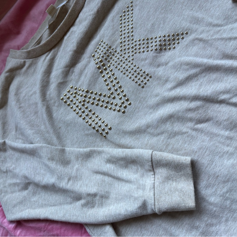 Michael Kors Beige Crew Top - Picture 3 of 8